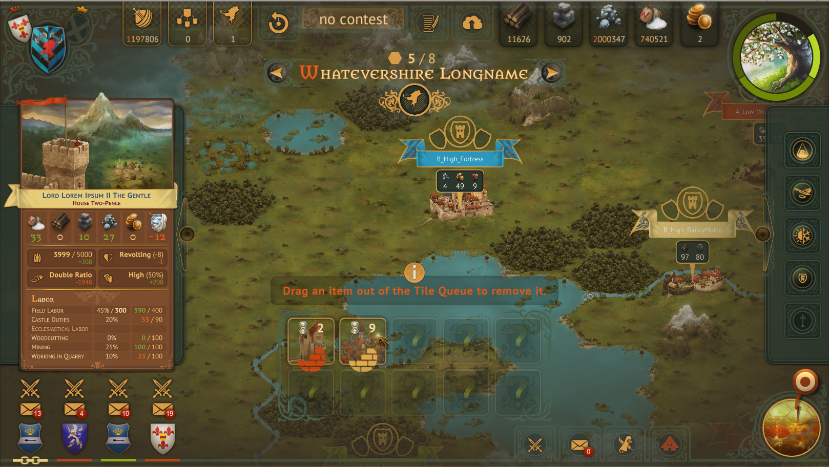 A look at a fortress and a settlement