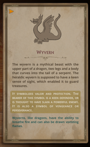 Charge Sample - Heraldic Card