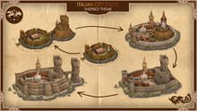 Sheets Castles Italian